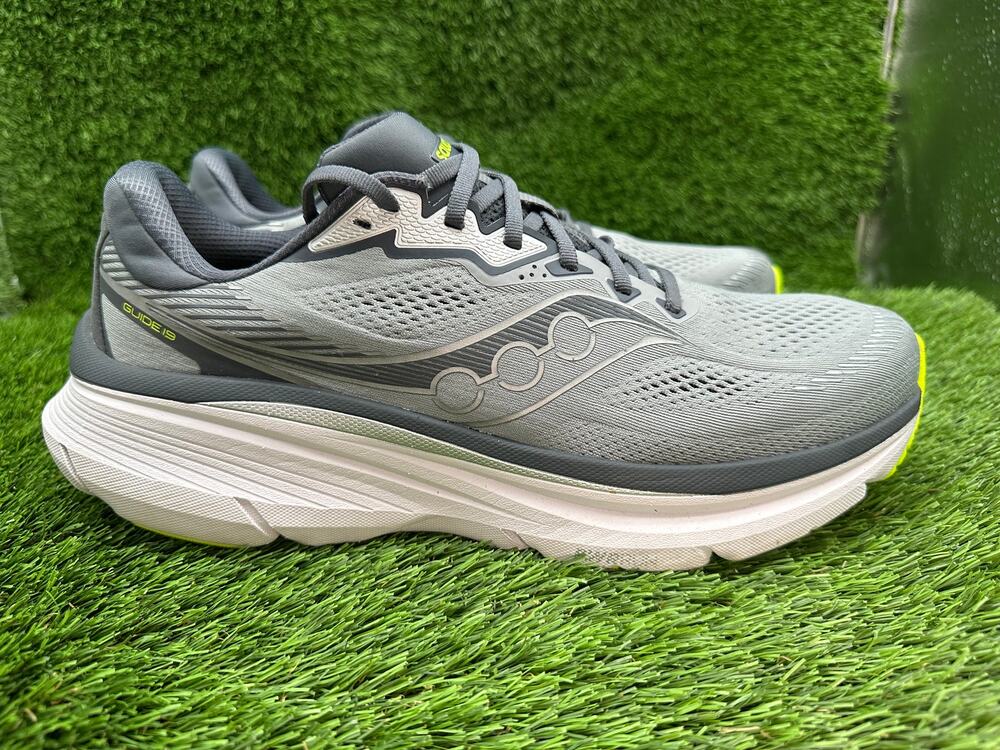 Saucony Guide 19 S21058-104 Athletic Sneaker Men's 12 Gray Mesh Training Running